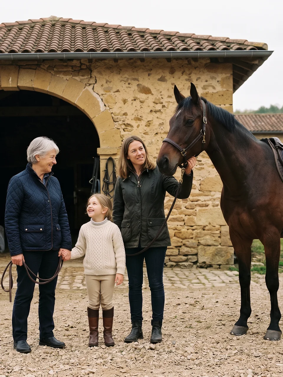 L'équipe, Écurie Bertrand Bougault, centre équestre à Chalain-le-Comtal